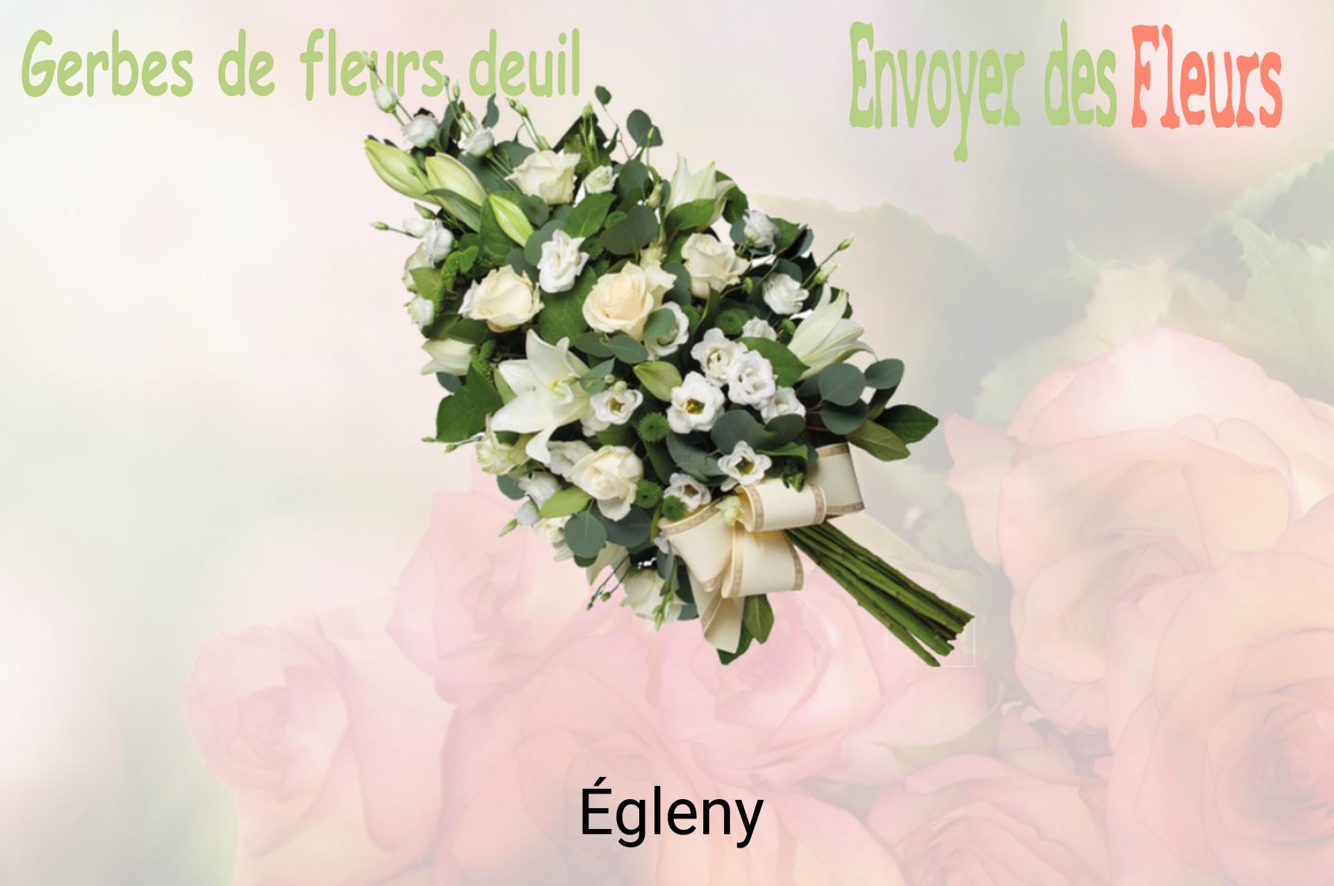 Gerbe de fleurs de deuil livrée à Égleny